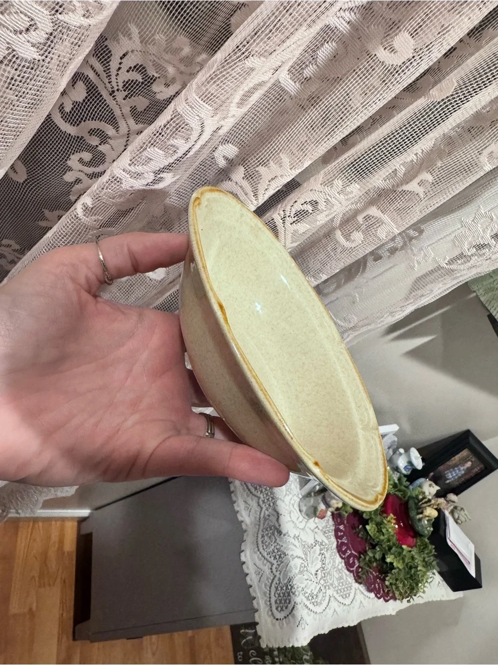 Vintage The Classics by Hearthside Floral Dinner Set in Cream and Brown